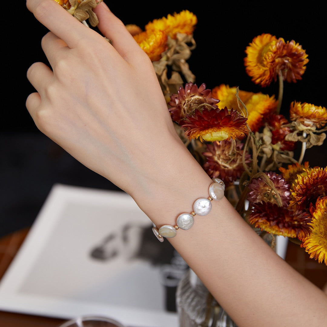 Barockes Knopfperlenarmband