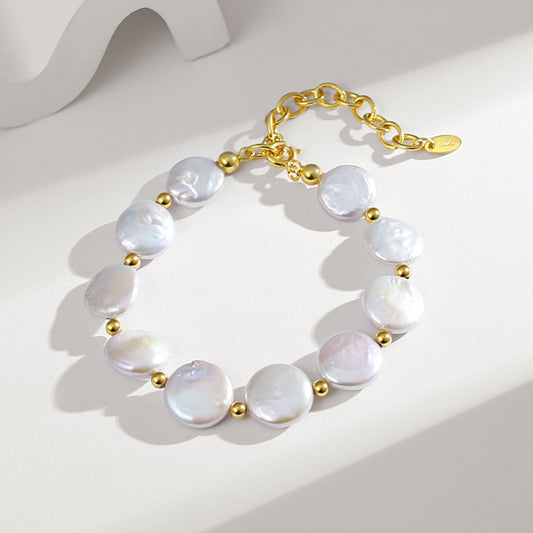 Barockes Knopfperlenarmband