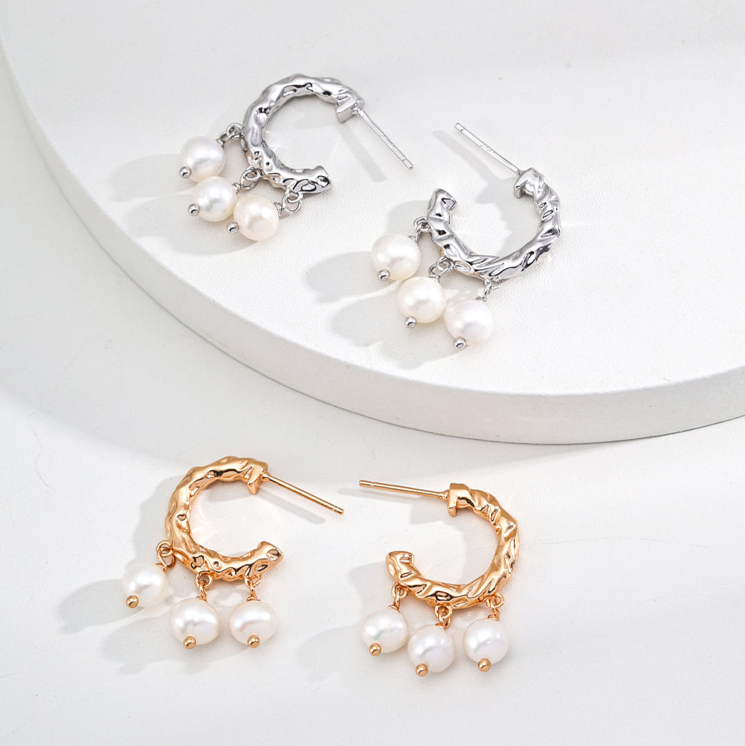 Retro Pearl Earrings