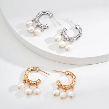 Retro Pearl Earrings