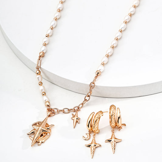 Perlenkette im Vintage-Stil